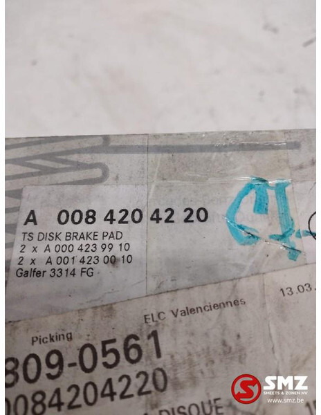 Mercedes-Benz Set remblokken mercedes sprinter w909 a0084204220 - Pastilhas de freio por Camião: foto 2 Mercedes-Benz Set remblokken mercedes sprinter w909 a0084204220 - Pastilhas de freio por Camião: foto 2