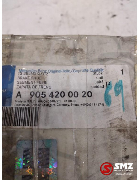 Mercedes-Benz Set voorste remblokken mercedes a9054200020 - Pastilhas de freio por Camião: foto 2 Mercedes-Benz Set voorste remblokken mercedes a9054200020 - Pastilhas de freio por Camião: foto 2
