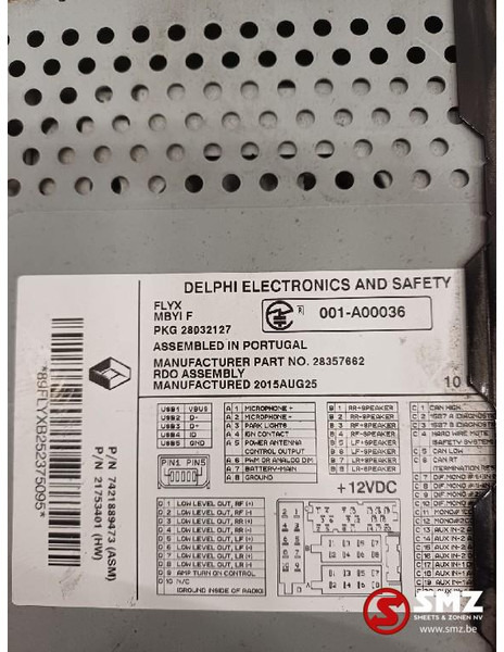 Renault Occ radio Renault - Sistema elétrico por Camião: foto 5 Renault Occ radio Renault - Sistema elétrico por Camião: foto 5
