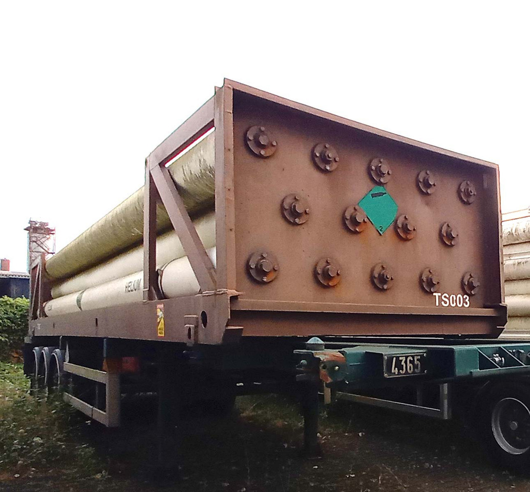 FRUEHAUF Gas tank tube semi-trailer used for compressed helium, hydrogen, Wasserstoff - Semirreboque tanque: foto 1 FRUEHAUF Gas tank tube semi-trailer used for compressed helium, hydrogen, Wasserstoff - Semirreboque tanque: foto 1