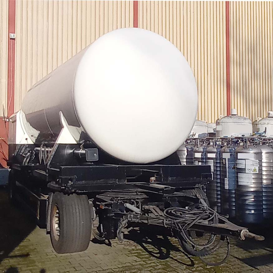 GOFA Gas tank trailer cryogenic used for oxygen, nitrogen, argon, gas. - Semirreboque tanque: foto 1 GOFA Gas tank trailer cryogenic used for oxygen, nitrogen, argon, gas. - Semirreboque tanque: foto 1