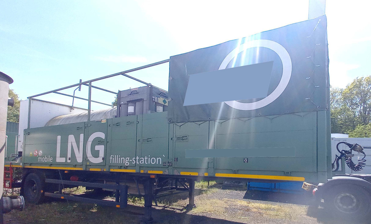 Messer Griesheim Gas tank semi-trailer used for LNG/CNG mobile filling station Methan Gas Cryogenic - Semirreboque tanque: foto 1 Messer Griesheim Gas tank semi-trailer used for LNG/CNG mobile filling station Methan Gas Cryogenic - Semirreboque tanque: foto 1