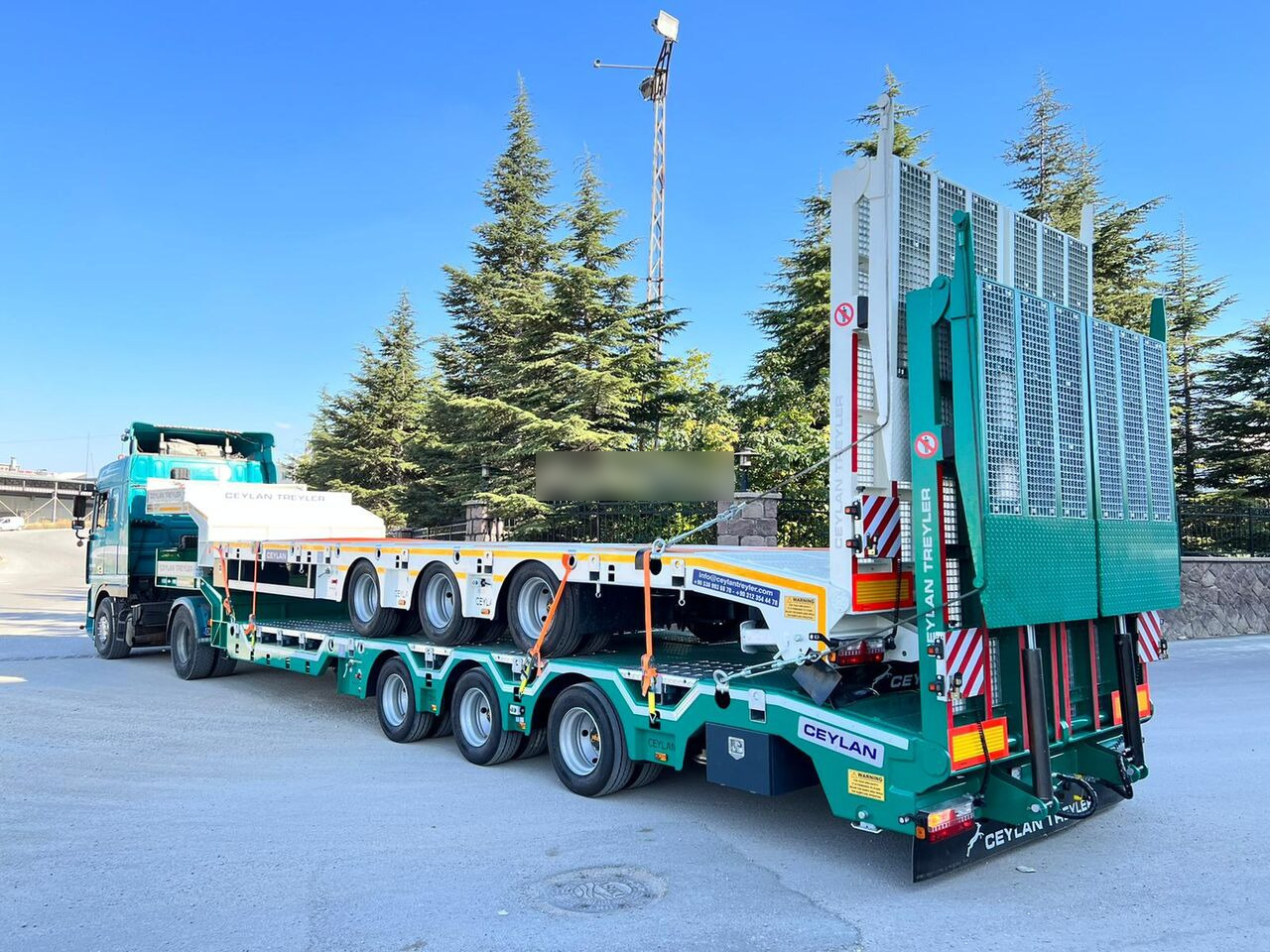 CEYLAN 3 AXLES STANDART & EXTENDABLE LOWBED - Semi-reboque baixa: foto 3 CEYLAN 3 AXLES STANDART & EXTENDABLE LOWBED - Semi-reboque baixa: foto 3