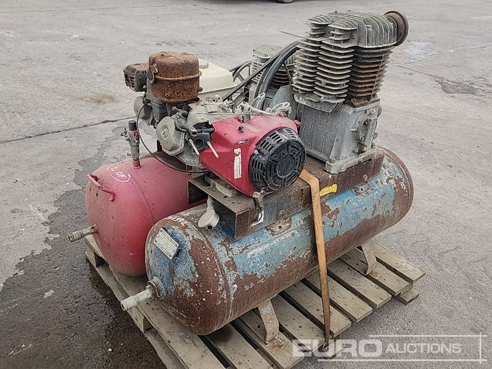 200 & 150 Litre Petrol Compressor, Honda Engine (Spares) (2 of) - Compressor de ar: foto 1 200 & 150 Litre Petrol Compressor, Honda Engine (Spares) (2 of) - Compressor de ar: foto 1