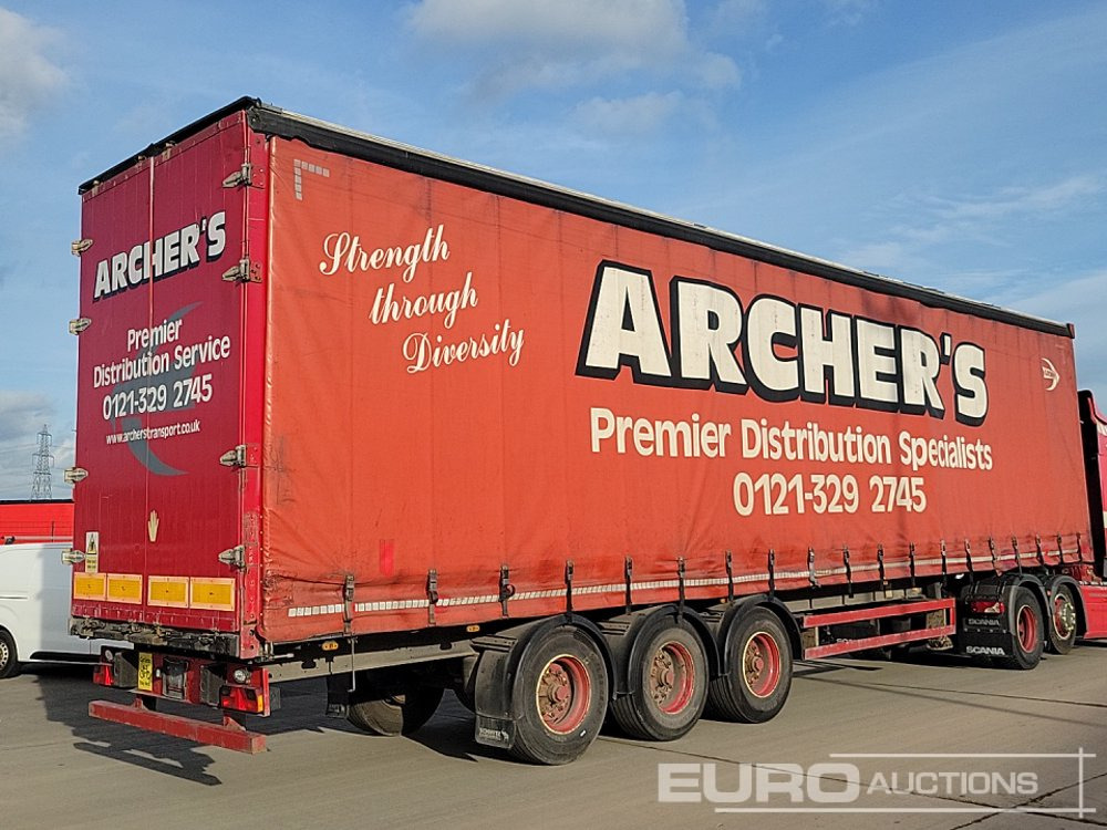 2006 Schmidtz Tri Axle Curtainsider Trailer - Semi-reboque de lona: foto 5 2006 Schmidtz Tri Axle Curtainsider Trailer - Semi-reboque de lona: foto 5