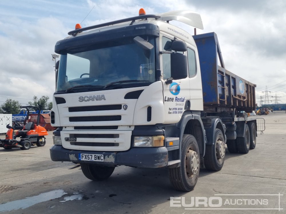2007 Scania P380 - Camião polibenne: foto 1 2007 Scania P380 - Camião polibenne: foto 1
