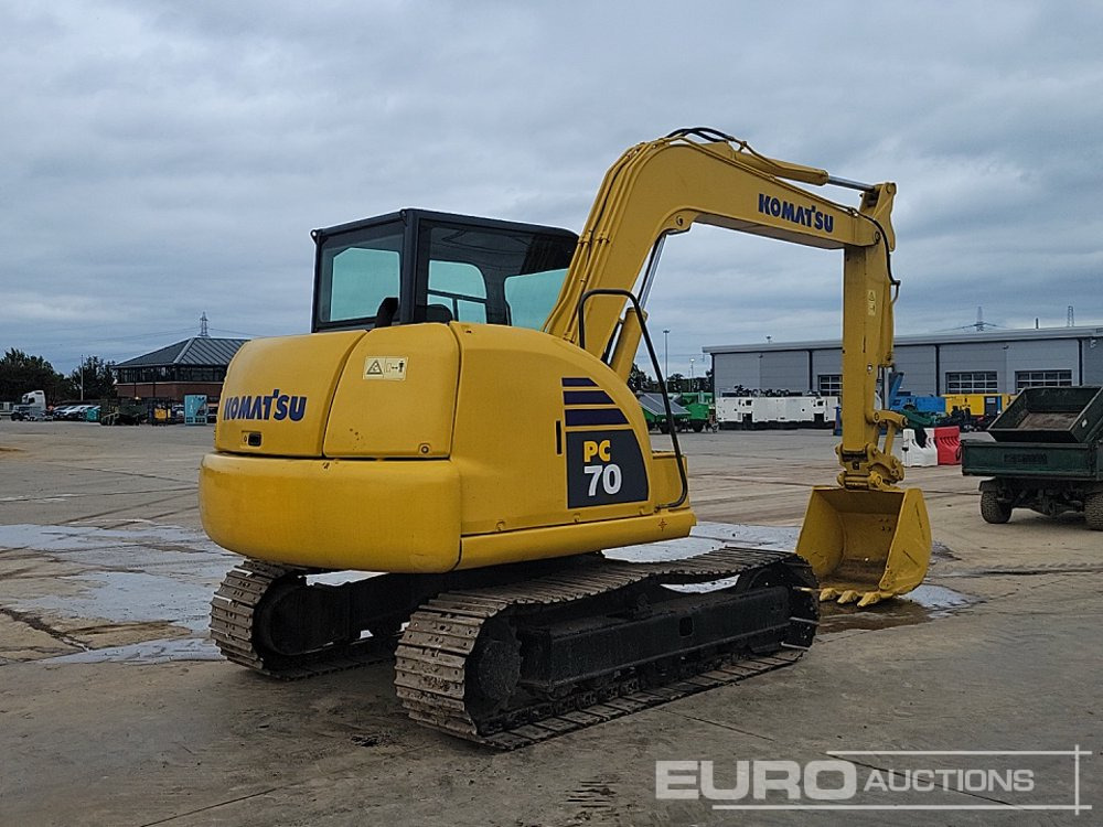 2011 Komatsu PC70-8 - Mini escavadeira: foto 5 2011 Komatsu PC70-8 - Mini escavadeira: foto 5