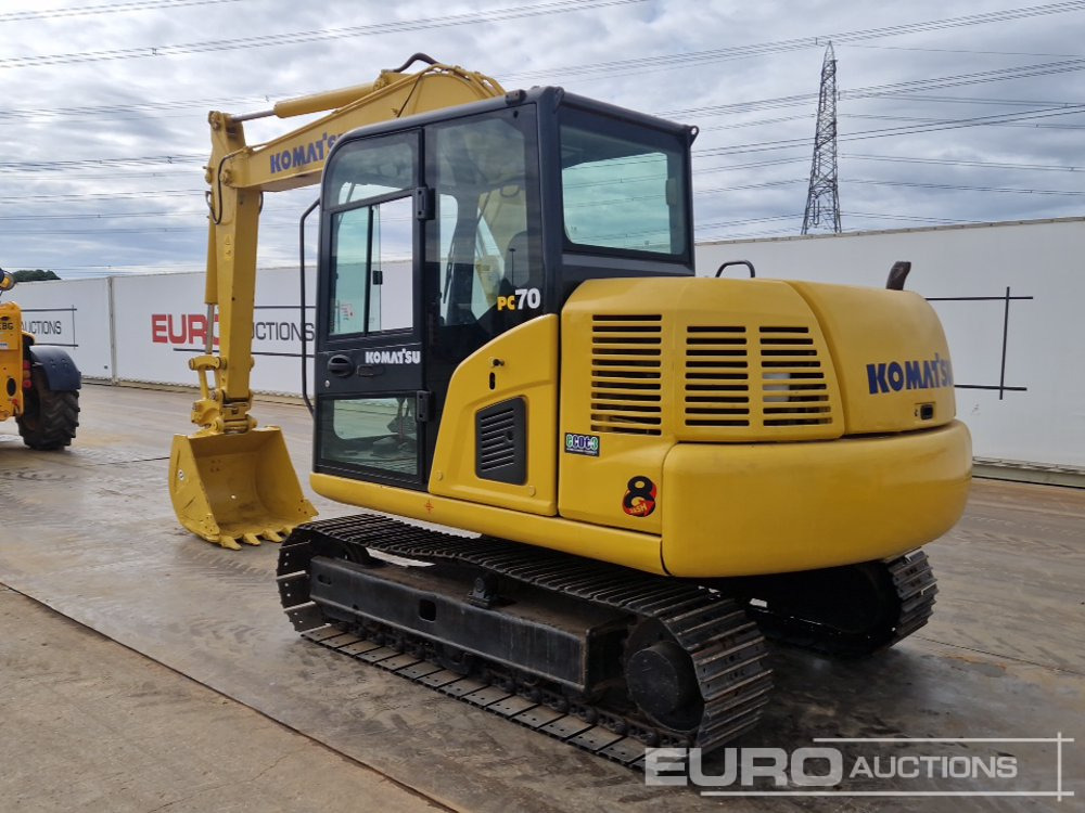 2011 Komatsu PC70-8 - Mini escavadeira: foto 3 2011 Komatsu PC70-8 - Mini escavadeira: foto 3