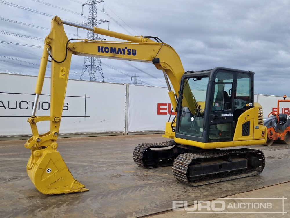 2011 Komatsu PC70-8 - Mini escavadeira: foto 1 2011 Komatsu PC70-8 - Mini escavadeira: foto 1