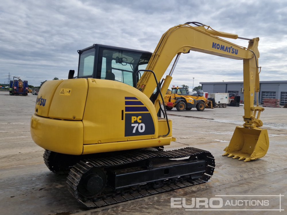 2011 Komatsu PC70-8 - Mini escavadeira: foto 5 2011 Komatsu PC70-8 - Mini escavadeira: foto 5