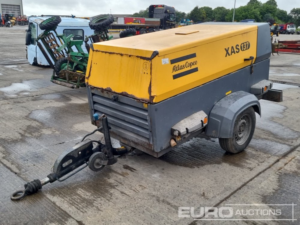2012 Atlas Copco XAS 137 - Compressor de ar: foto 1 2012 Atlas Copco XAS 137 - Compressor de ar: foto 1