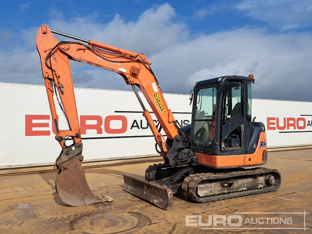 2012 Hitachi ZX60USB-3 CLR - Mini escavadeira: foto 1 2012 Hitachi ZX60USB-3 CLR - Mini escavadeira: foto 1