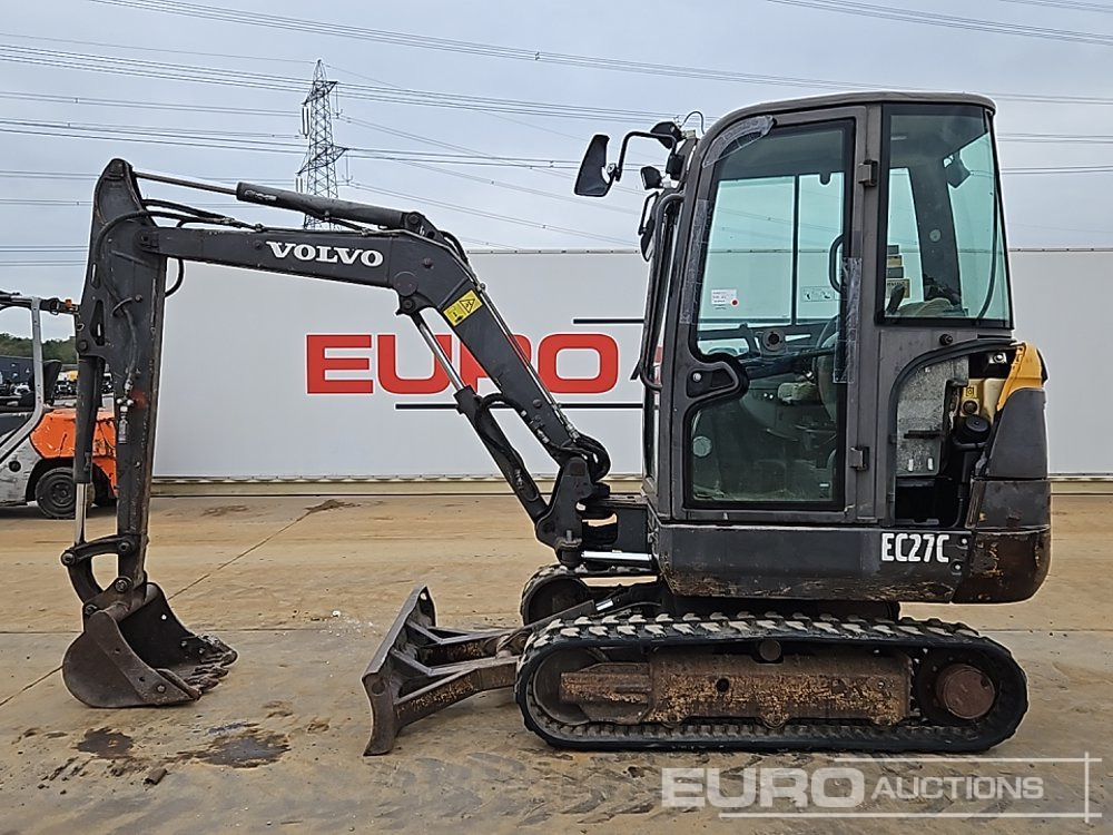 2012 Volvo EC27C - Mini escavadeira: foto 2 2012 Volvo EC27C - Mini escavadeira: foto 2