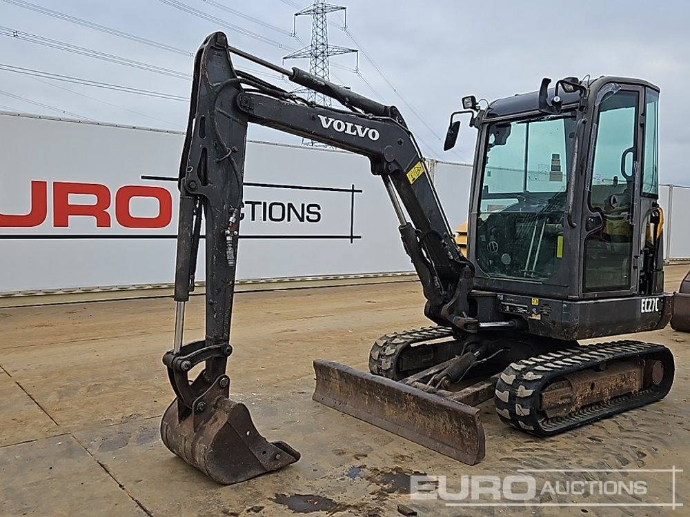 2012 Volvo EC27C - Mini escavadeira: foto 1 2012 Volvo EC27C - Mini escavadeira: foto 1