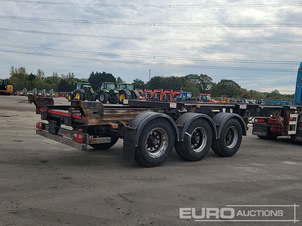 2013 Cartwright Tri Axle Skeleton Trailer, Twist & Lock - Semi-reboque plataforma/ Caixa aberta: foto 5 2013 Cartwright Tri Axle Skeleton Trailer, Twist & Lock - Semi-reboque plataforma/ Caixa aberta: foto 5