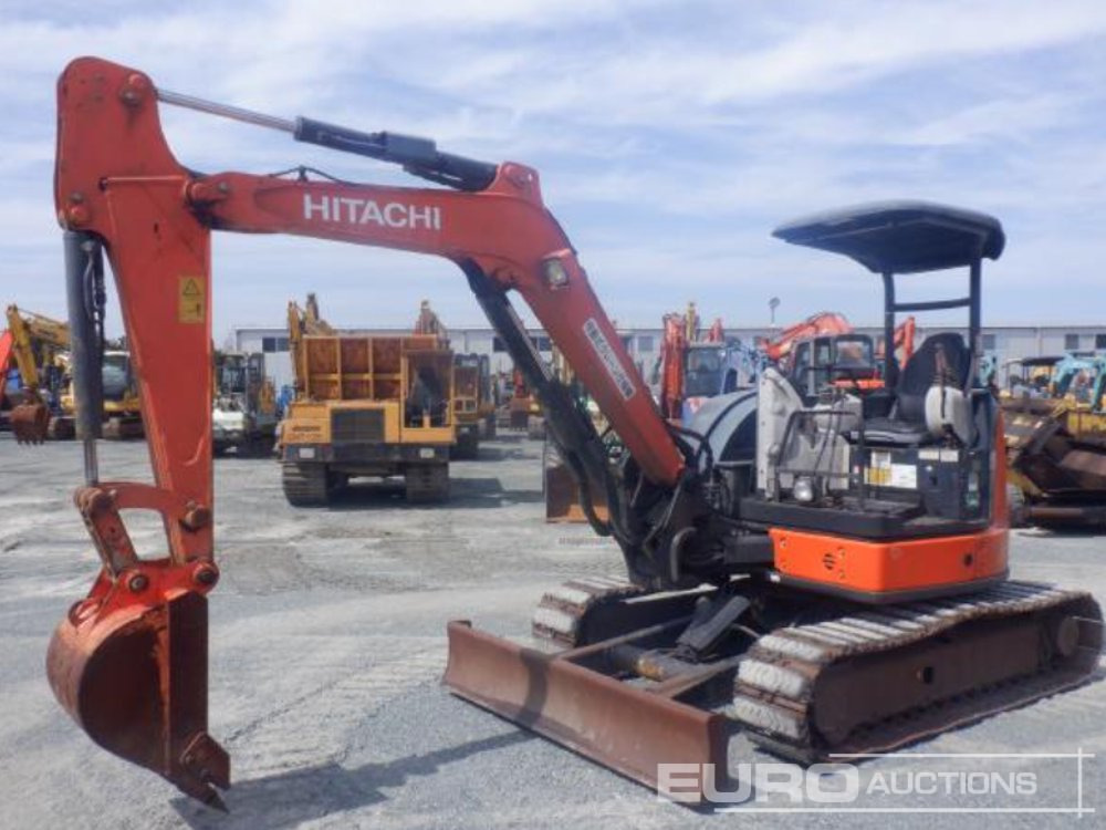 2013 Hitachi ZX40U-5A Rubber Block Pads, Blade, Offset, Bucket - Mini escavadeira: foto 1 2013 Hitachi ZX40U-5A Rubber Block Pads, Blade, Offset, Bucket - Mini escavadeira: foto 1