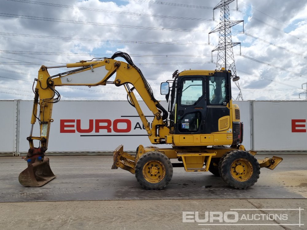 2013 Komatsu PW98MR-8 - Escavadeira de rodas: foto 2 2013 Komatsu PW98MR-8 - Escavadeira de rodas: foto 2
