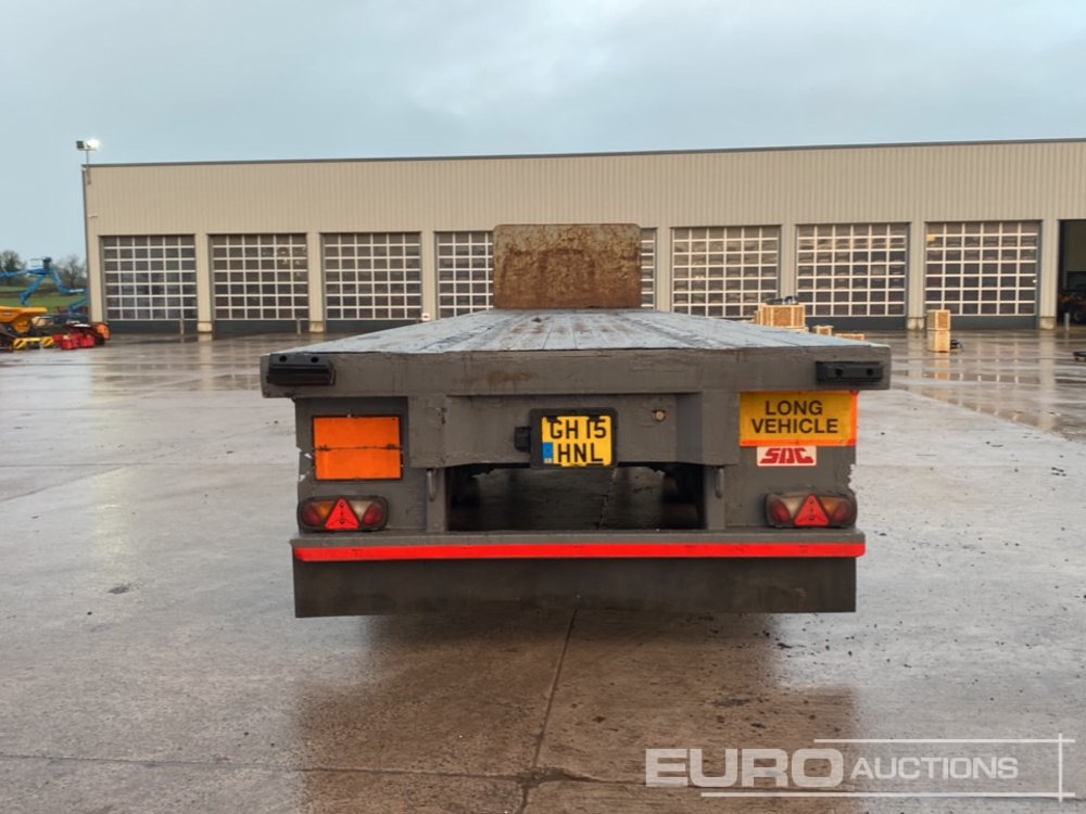 2013 SDC 45' Tri Axle Flat Trailer, Goal Post Sockets, Twist Locks, BPW Axles - Semi-reboque plataforma/ Caixa aberta: foto 4 2013 SDC 45' Tri Axle Flat Trailer, Goal Post Sockets, Twist Locks, BPW Axles - Semi-reboque plataforma/ Caixa aberta: foto 4