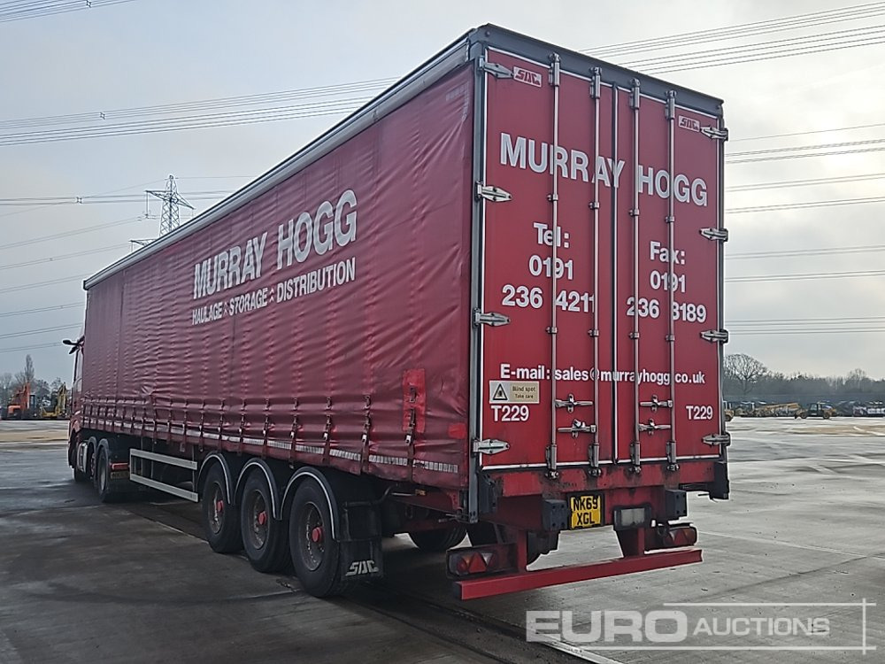 2013 SDC Tri Axle Curtainsider Trailer - Semi-reboque de lona: foto 3 2013 SDC Tri Axle Curtainsider Trailer - Semi-reboque de lona: foto 3