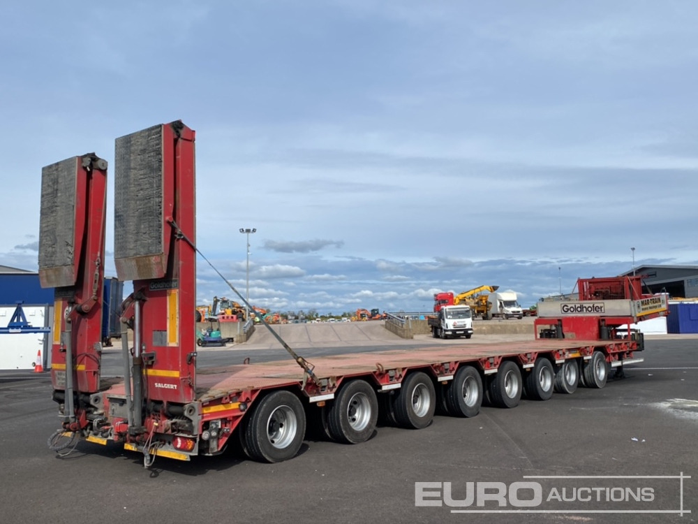 2014 Goldhofer 8 Axle Double Extending Stepframe Low Loader Trailer, Hydraulic Rear Steering, Hydraulic Ramps, Out Riggers, Extending To 24m, 2.75m Wide - Semi-reboque baixa: foto 5 2014 Goldhofer 8 Axle Double Extending Stepframe Low Loader Trailer, Hydraulic Rear Steering, Hydraulic Ramps, Out Riggers, Extending To 24m, 2.75m Wide - Semi-reboque baixa: foto 5