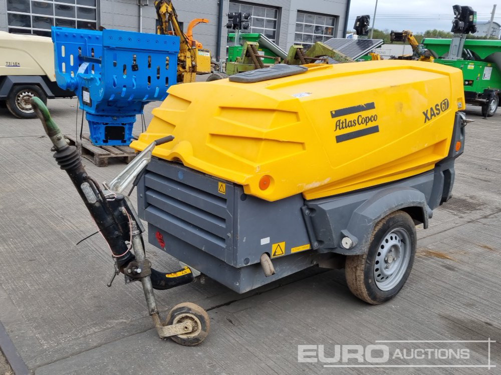 2015 Atlas Copco XAS67 - Compressor de ar: foto 1 2015 Atlas Copco XAS67 - Compressor de ar: foto 1