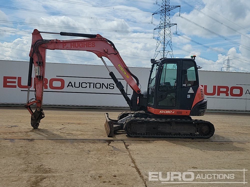 2015 Kubota KX080-4 - Mini escavadeira: foto 2 2015 Kubota KX080-4 - Mini escavadeira: foto 2