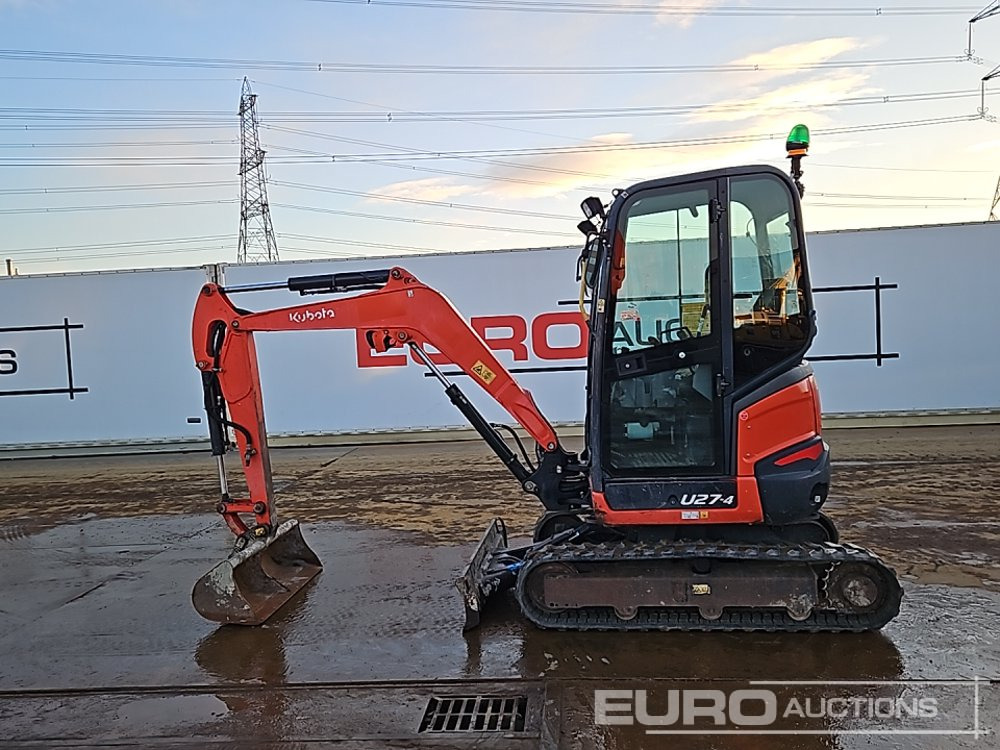 2015 Kubota U27-4 - Mini escavadeira: foto 2 2015 Kubota U27-4 - Mini escavadeira: foto 2
