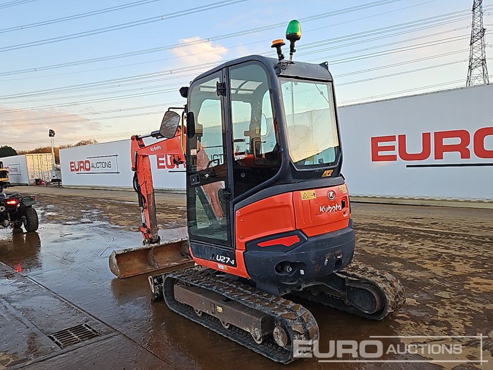 2015 Kubota U27-4 - Mini escavadeira: foto 3 2015 Kubota U27-4 - Mini escavadeira: foto 3