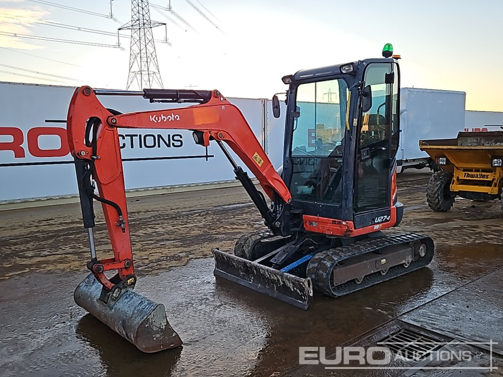 2015 Kubota U27-4 - Mini escavadeira: foto 1 2015 Kubota U27-4 - Mini escavadeira: foto 1