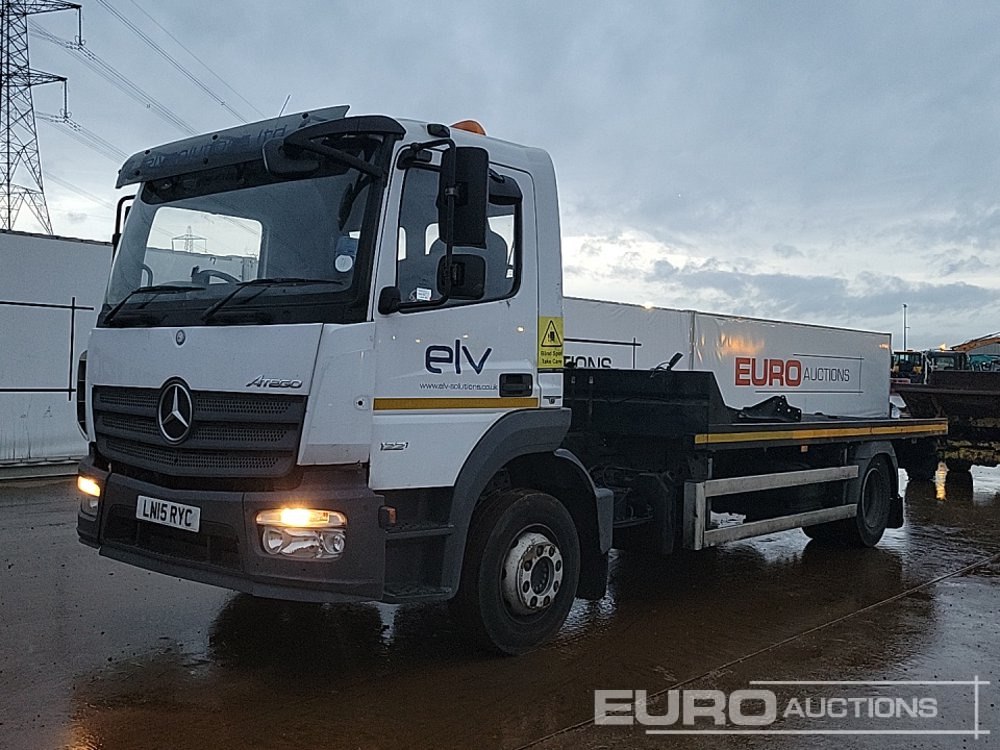 2015 Mercedes Atego 1221 - Camião de caixa aberta/ Plataforma: foto 1 2015 Mercedes Atego 1221 - Camião de caixa aberta/ Plataforma: foto 1
