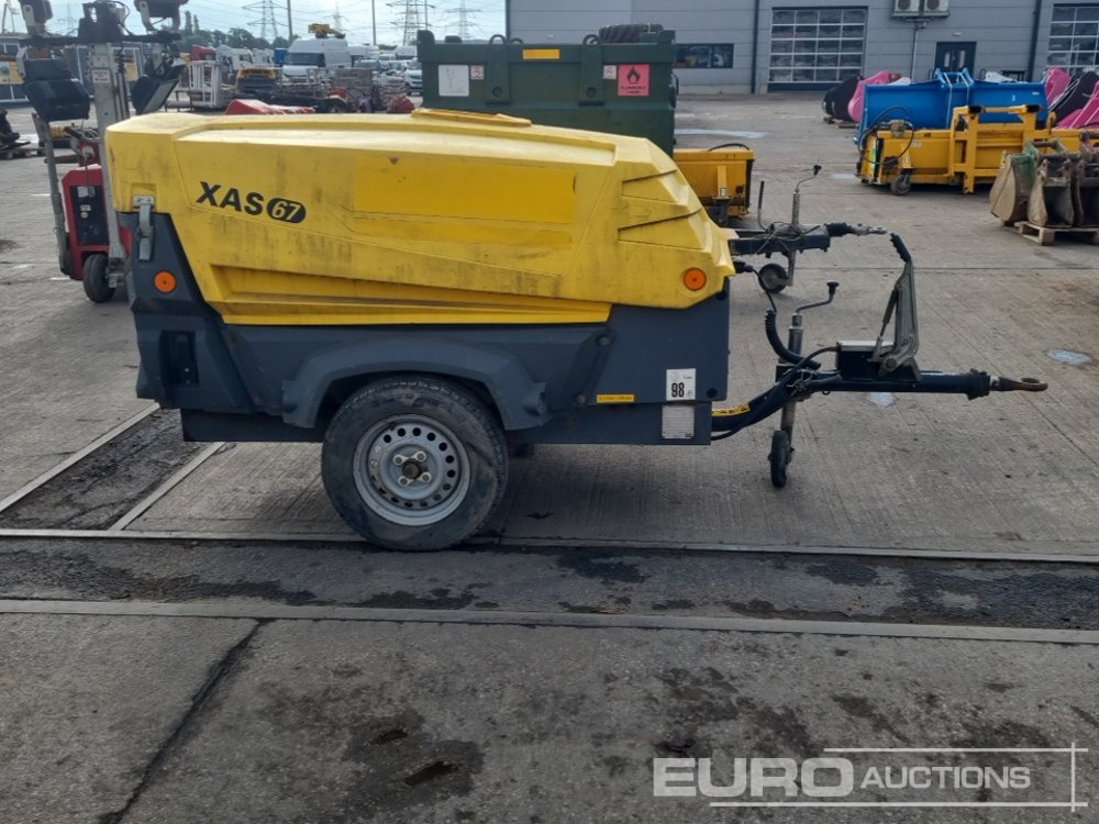 Compressor de ar 2016 Atlas Copco XAS67KD: foto 6