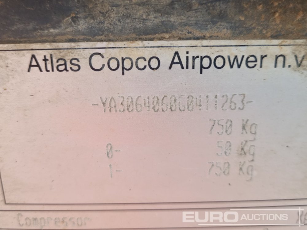 Compressor de ar 2016 Atlas Copco XAS67KD: foto 36