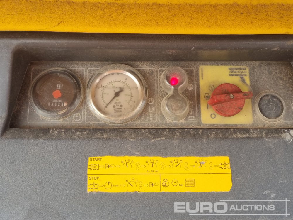 Compressor de ar 2016 Atlas Copco XAS67KD: foto 17