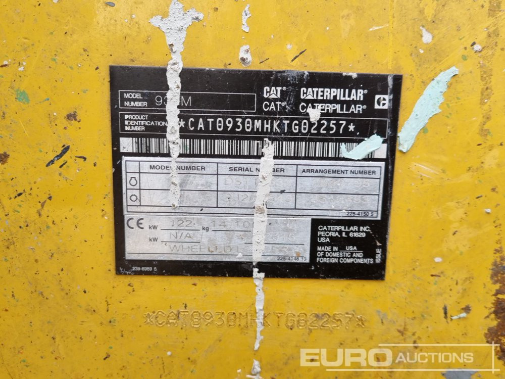 Pá carregadora de rodas 2016 CAT 930M: foto 42