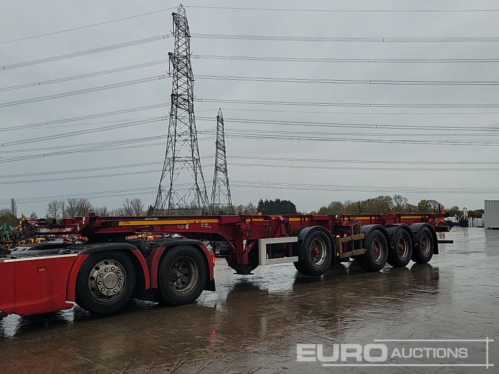 2016 Dennison MF16SK0 - Semi-reboque transportador de contêineres/ Caixa móvel: foto 1 2016 Dennison MF16SK0 - Semi-reboque transportador de contêineres/ Caixa móvel: foto 1