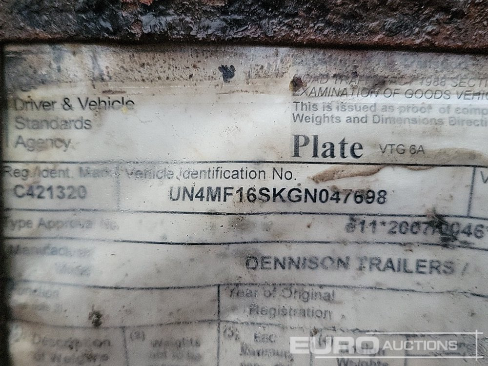 Semi-reboque transportador de contêineres/ Caixa móvel 2016 Dennison MF16SK0: foto 48 Semi-reboque transportador de contêineres/ Caixa móvel 2016 Dennison MF16SK0: foto 48