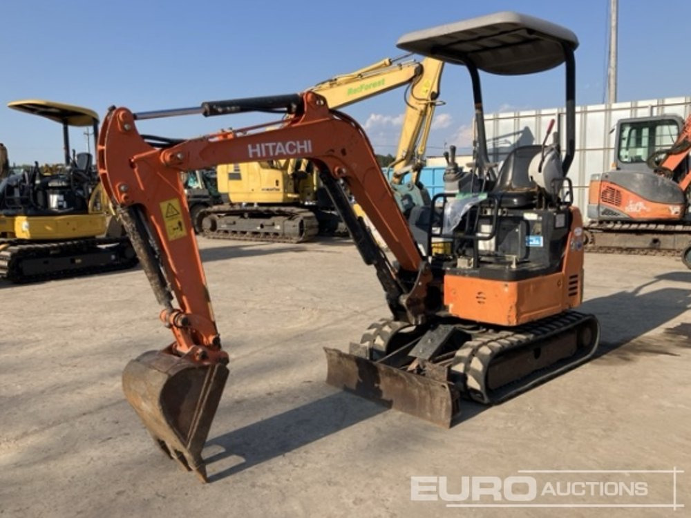 2016 Hitachi ZX17U-5A - Mini escavadeira: foto 1 2016 Hitachi ZX17U-5A - Mini escavadeira: foto 1