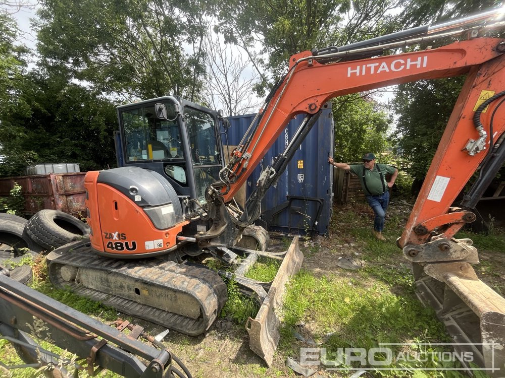 2016 Hitachi ZX48U-5A - Mini escavadeira: foto 1 2016 Hitachi ZX48U-5A - Mini escavadeira: foto 1