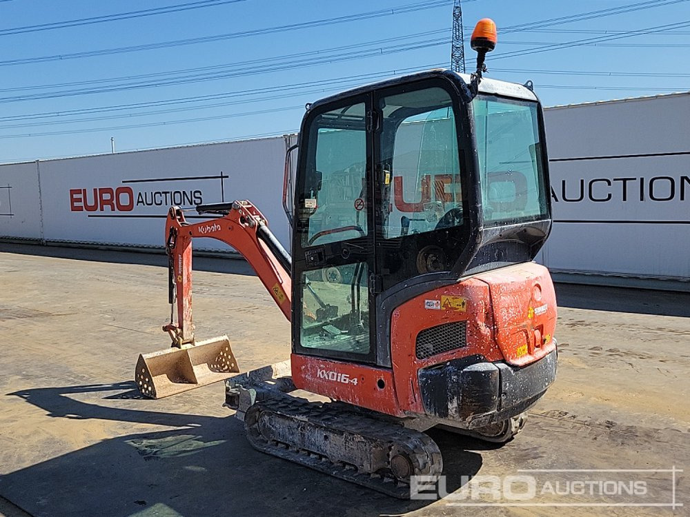 2016 Kubota KX016-4 - Mini escavadeira: foto 3 2016 Kubota KX016-4 - Mini escavadeira: foto 3