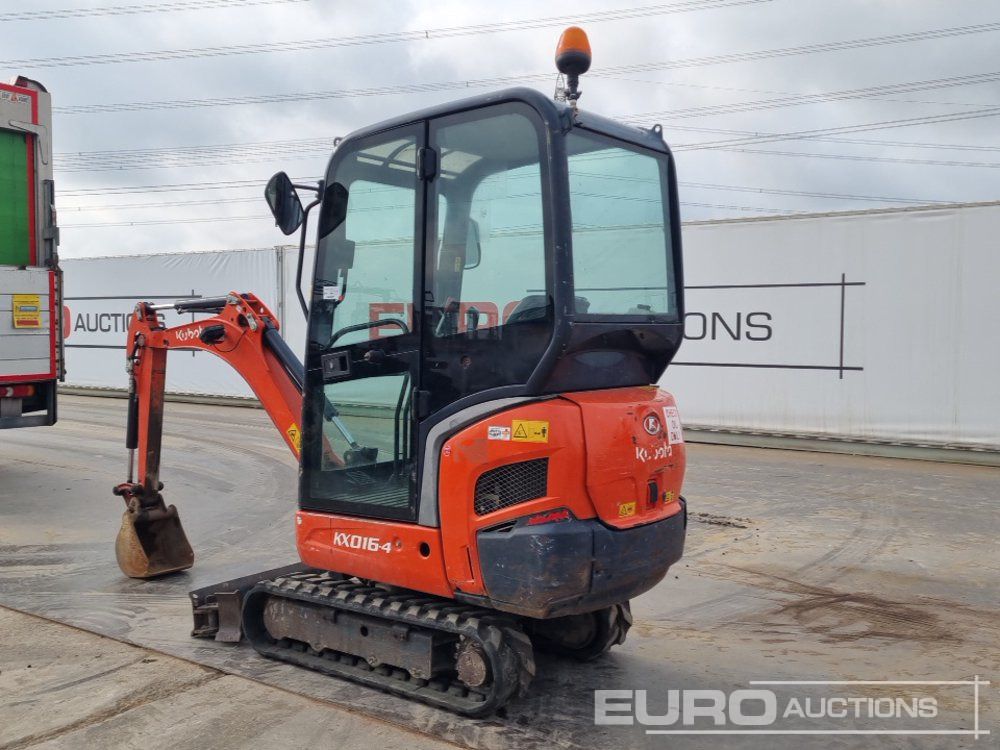 2016 Kubota KX016-4 - Mini escavadeira: foto 3 2016 Kubota KX016-4 - Mini escavadeira: foto 3