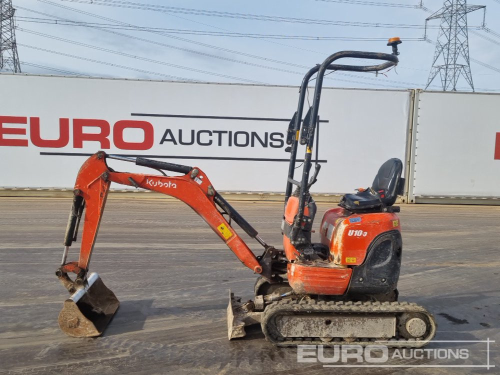 2016 Kubota U10-3 - Mini escavadeira: foto 2 2016 Kubota U10-3 - Mini escavadeira: foto 2