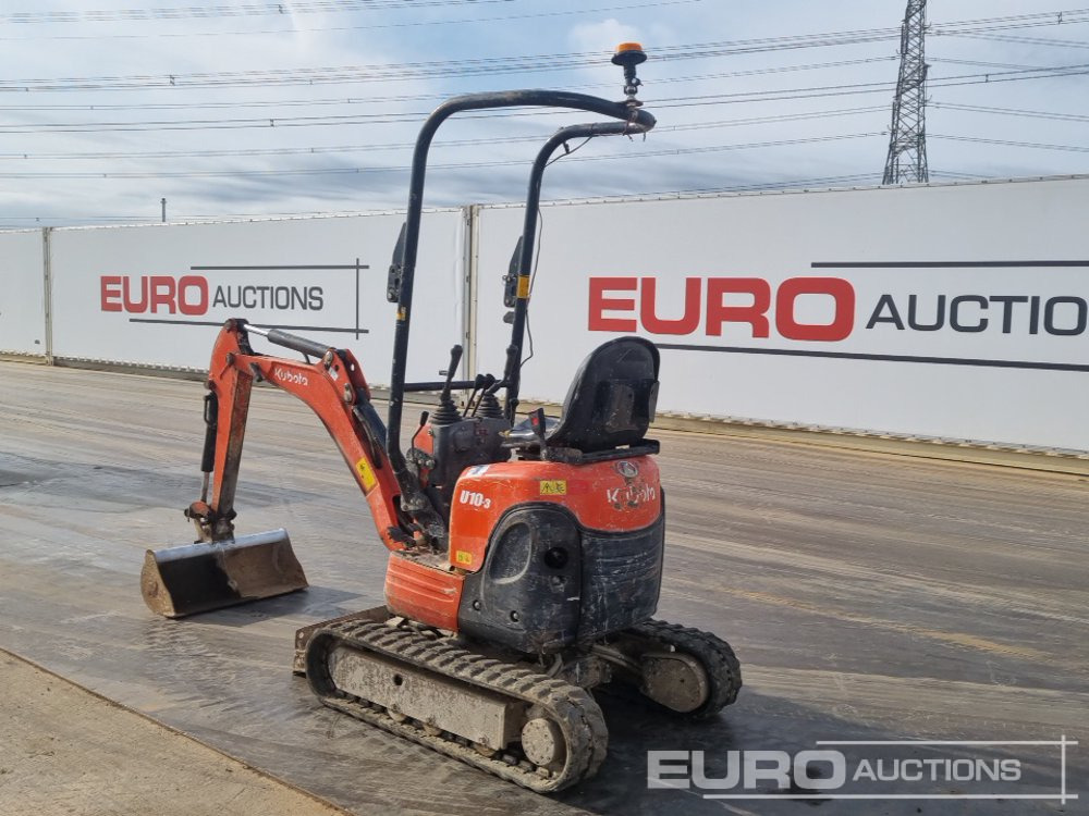 2016 Kubota U10-3 - Mini escavadeira: foto 3 2016 Kubota U10-3 - Mini escavadeira: foto 3