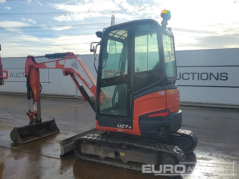 2016 Kubota U27-4 - Mini escavadeira: foto 3 2016 Kubota U27-4 - Mini escavadeira: foto 3