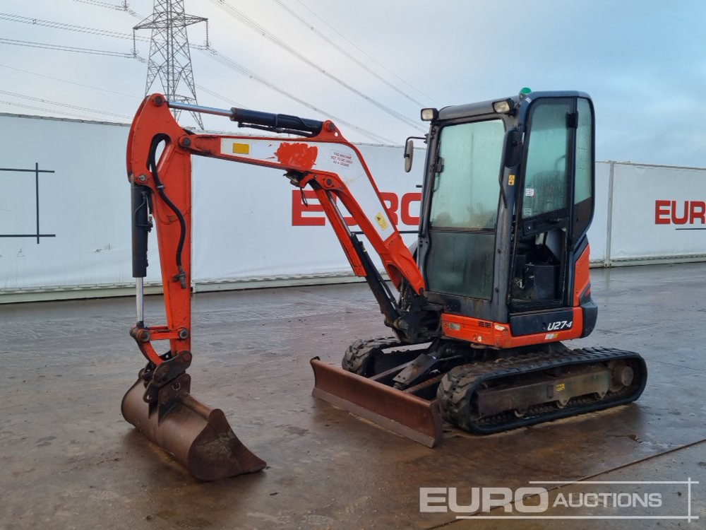2016 Kubota U27-4 - Mini escavadeira: foto 1 2016 Kubota U27-4 - Mini escavadeira: foto 1