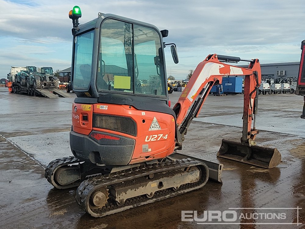 2016 Kubota U27-4 - Mini escavadeira: foto 5 2016 Kubota U27-4 - Mini escavadeira: foto 5