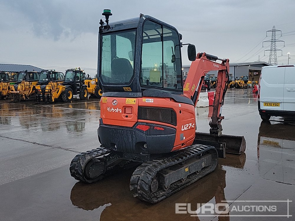 2016 Kubota U27-4 - Mini escavadeira: foto 5 2016 Kubota U27-4 - Mini escavadeira: foto 5