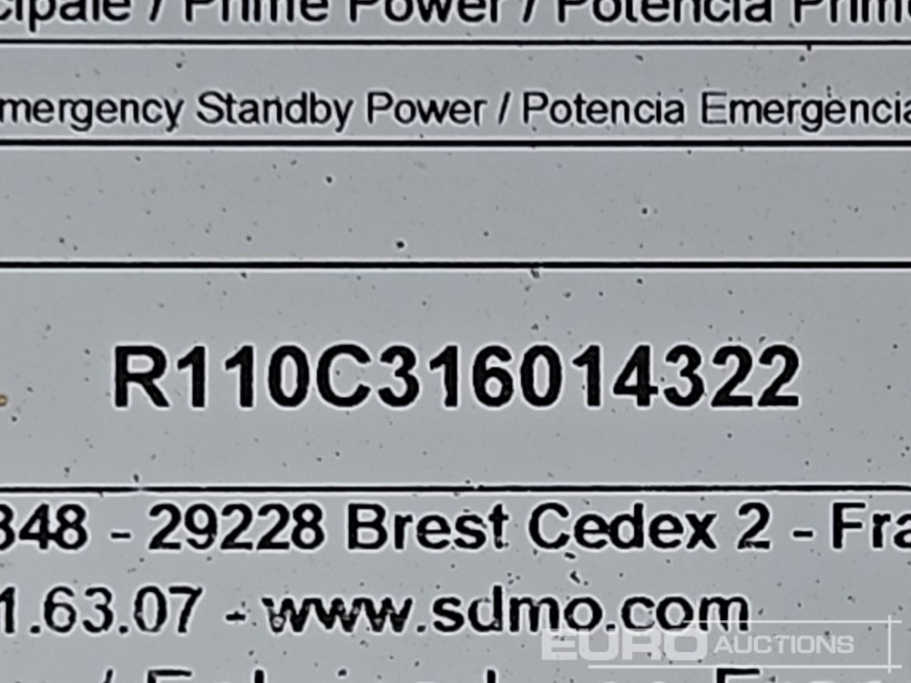 Gerador elétrico 2016 SDMO R110C3: foto 28