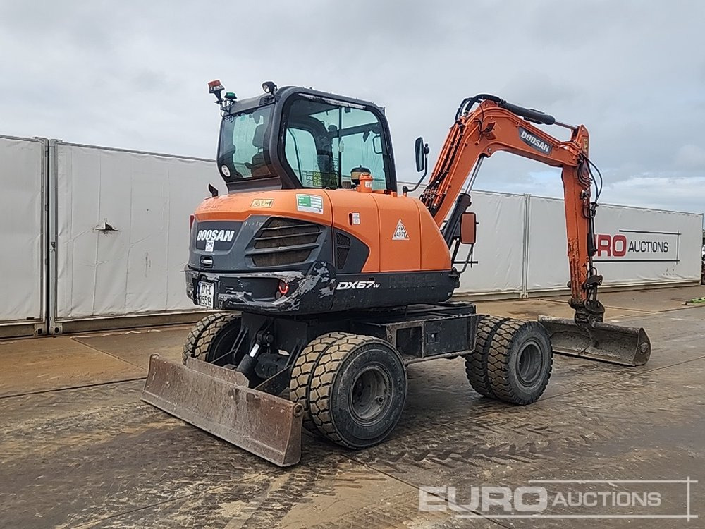 2017 Doosan DX57W-5 - Escavadeira de rodas: foto 5 2017 Doosan DX57W-5 - Escavadeira de rodas: foto 5