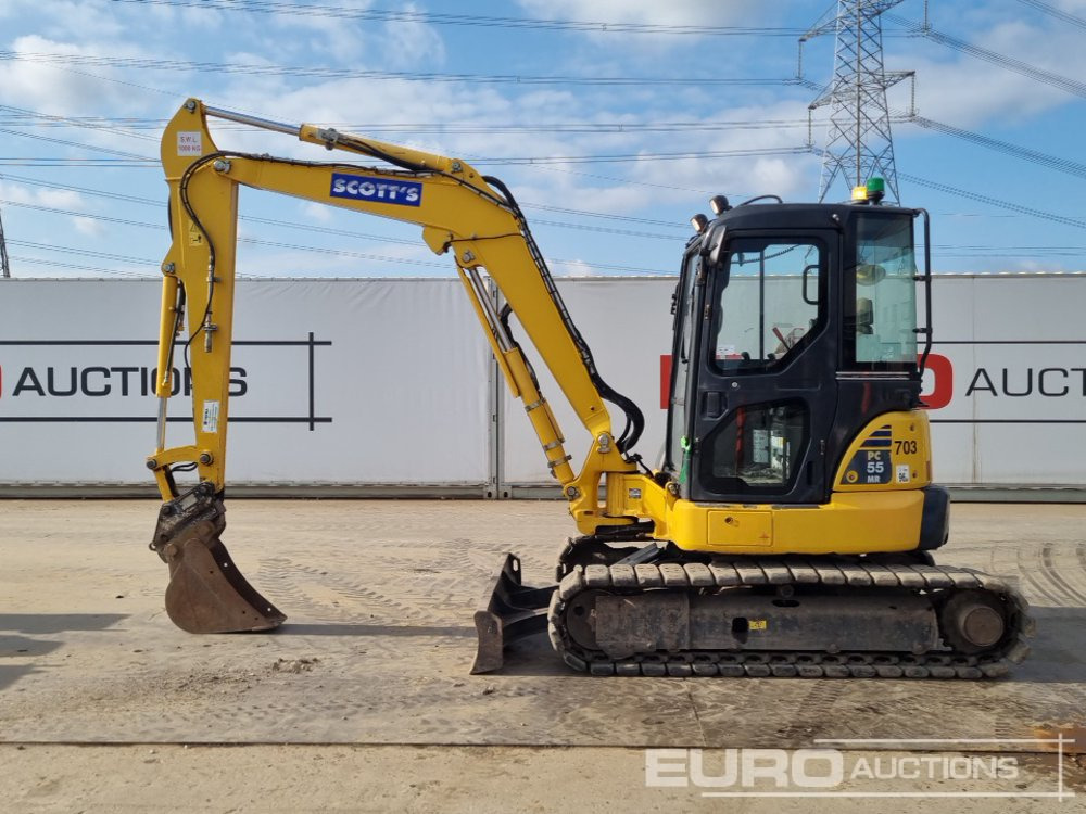 2017 Komatsu PC55MR-3 - Mini escavadeira: foto 2 2017 Komatsu PC55MR-3 - Mini escavadeira: foto 2