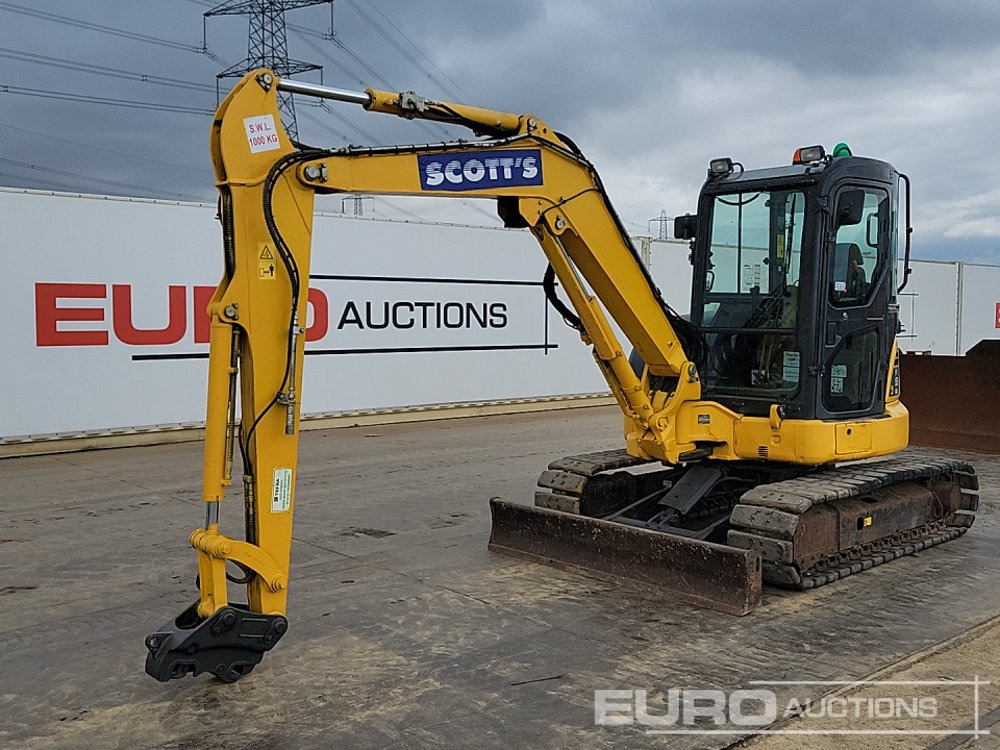 2017 Komatsu PC55MR-3 - Mini escavadeira: foto 1 2017 Komatsu PC55MR-3 - Mini escavadeira: foto 1